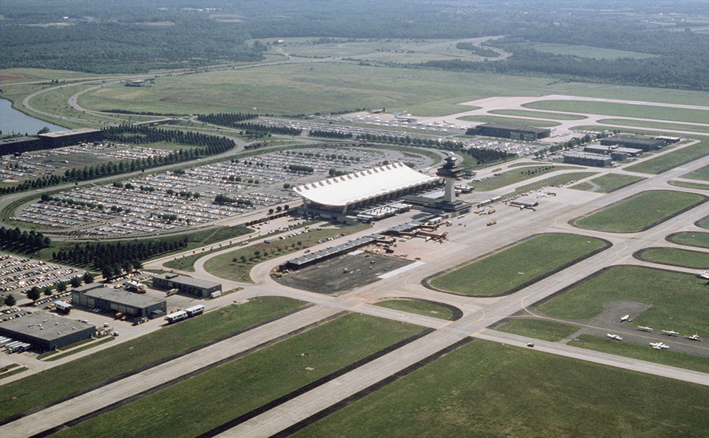 Dulles International Airport - Aerial View