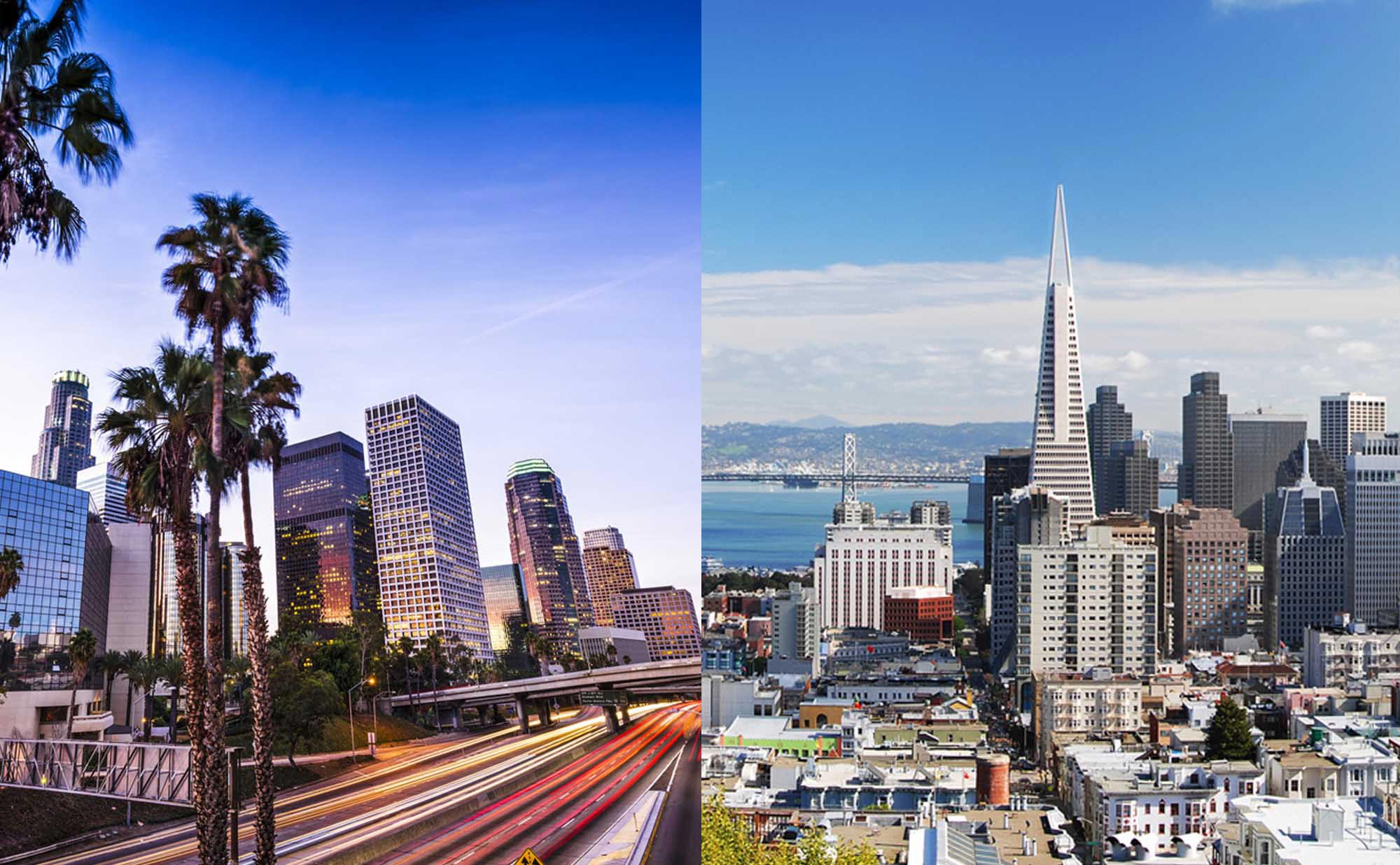 Los Angeles & San Francisco: