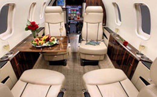 Learjet 40XR Interior