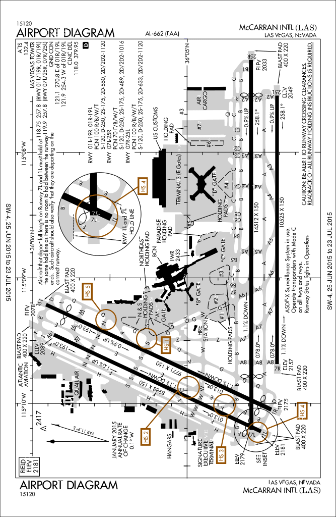 McCarran Airport Map